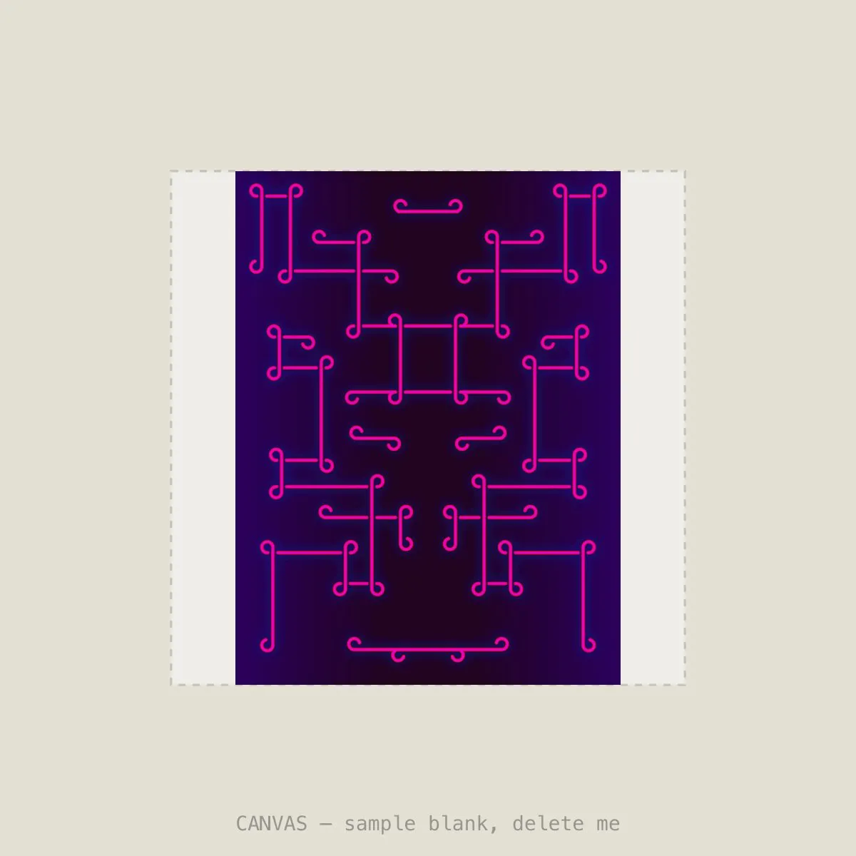 Pink Panthers XIX — Stretched canvas, 16×16in
