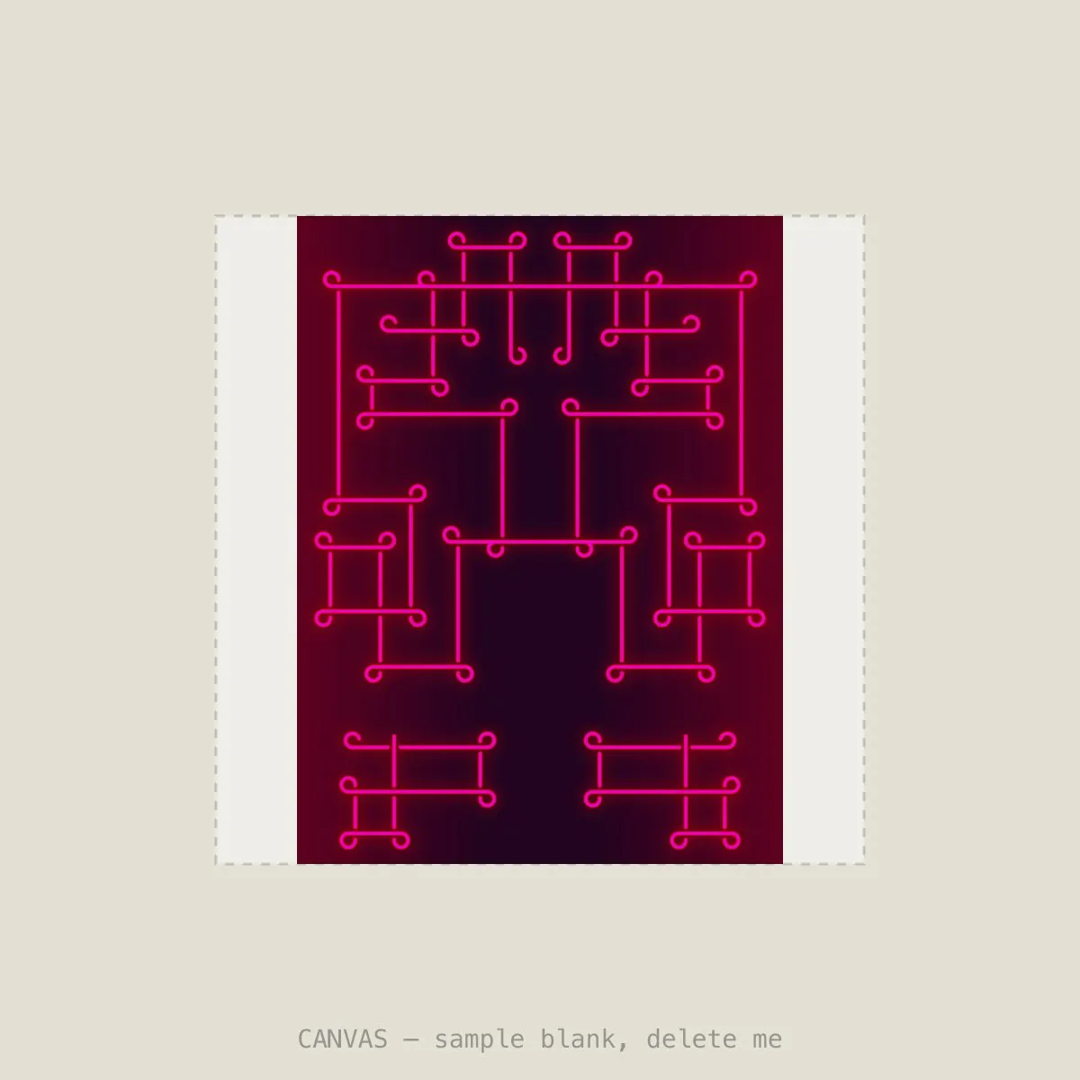 Pink Panthers XIV — Stretched canvas, 16×16in
