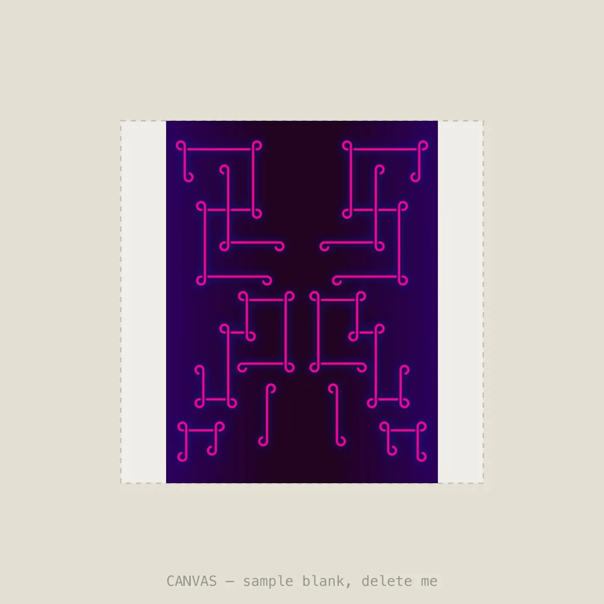 Pink Panthers XVIII — Stretched canvas, 16×16in