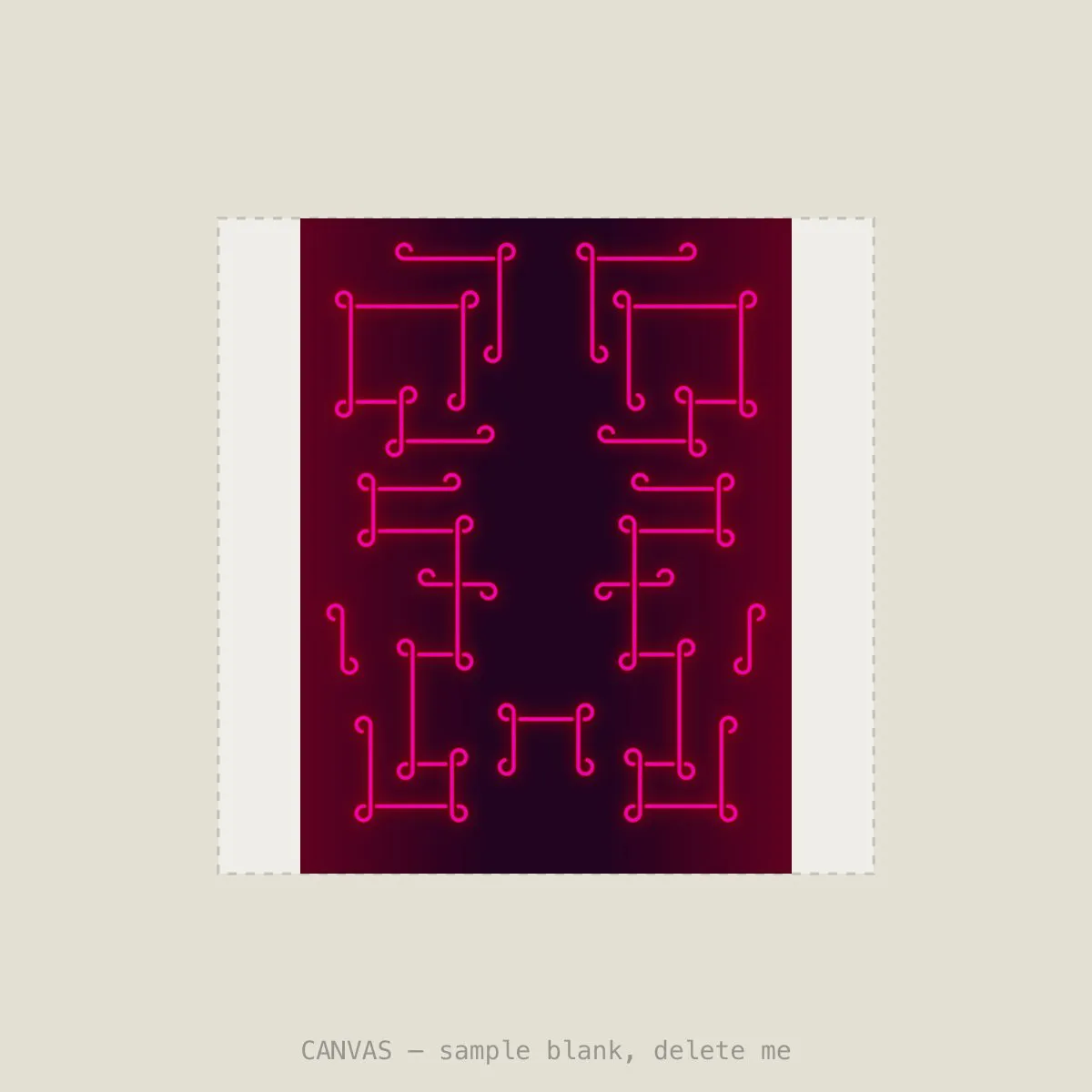 Pink Panthers XVI — Stretched canvas, 16×16in