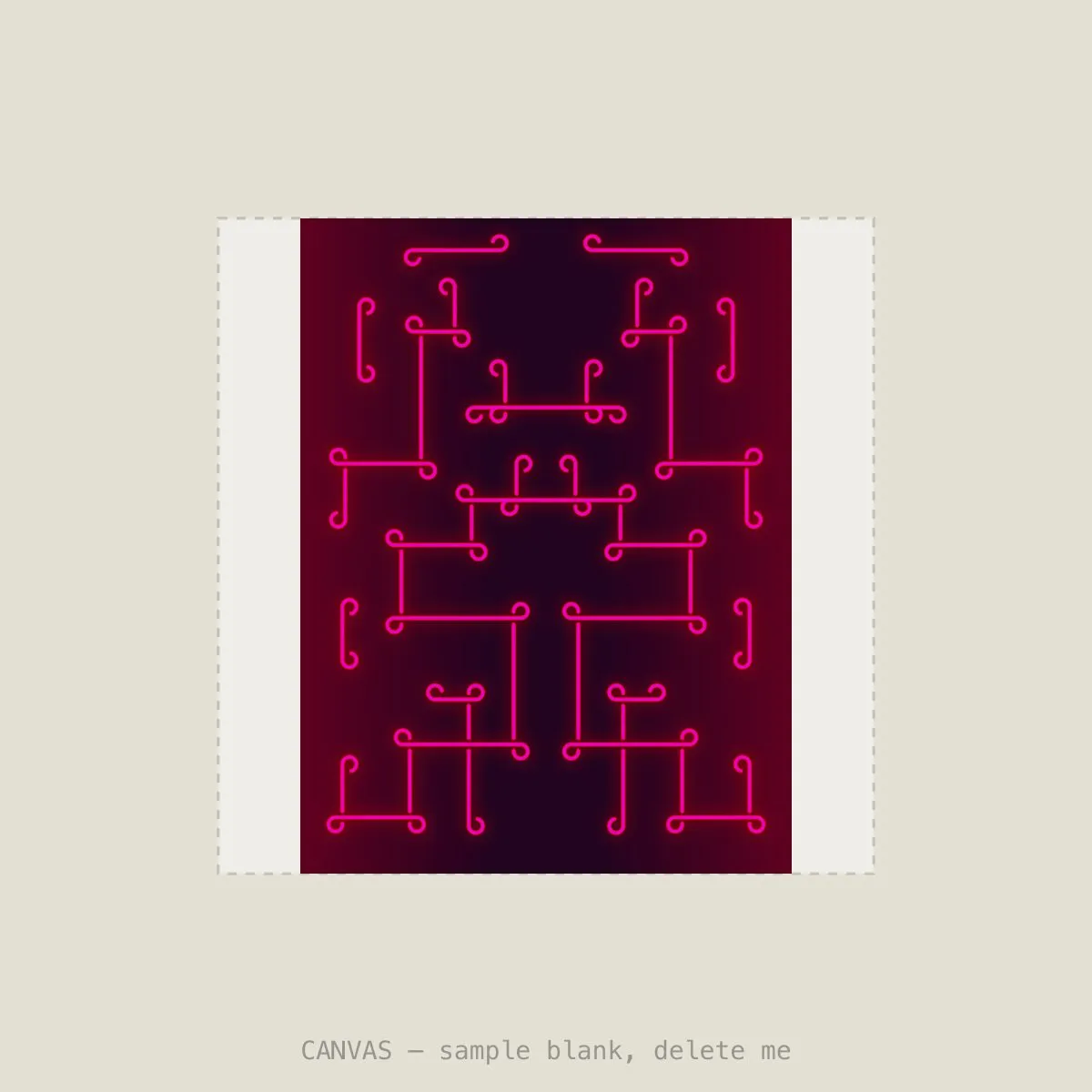 Pink Panthers XV — Stretched canvas, 16×16in