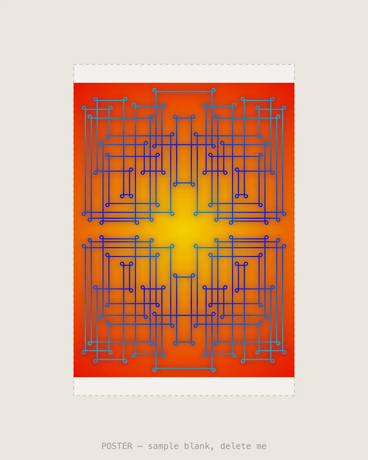 Sungrid Beam II — Giclée print, A2 (420×594mm)