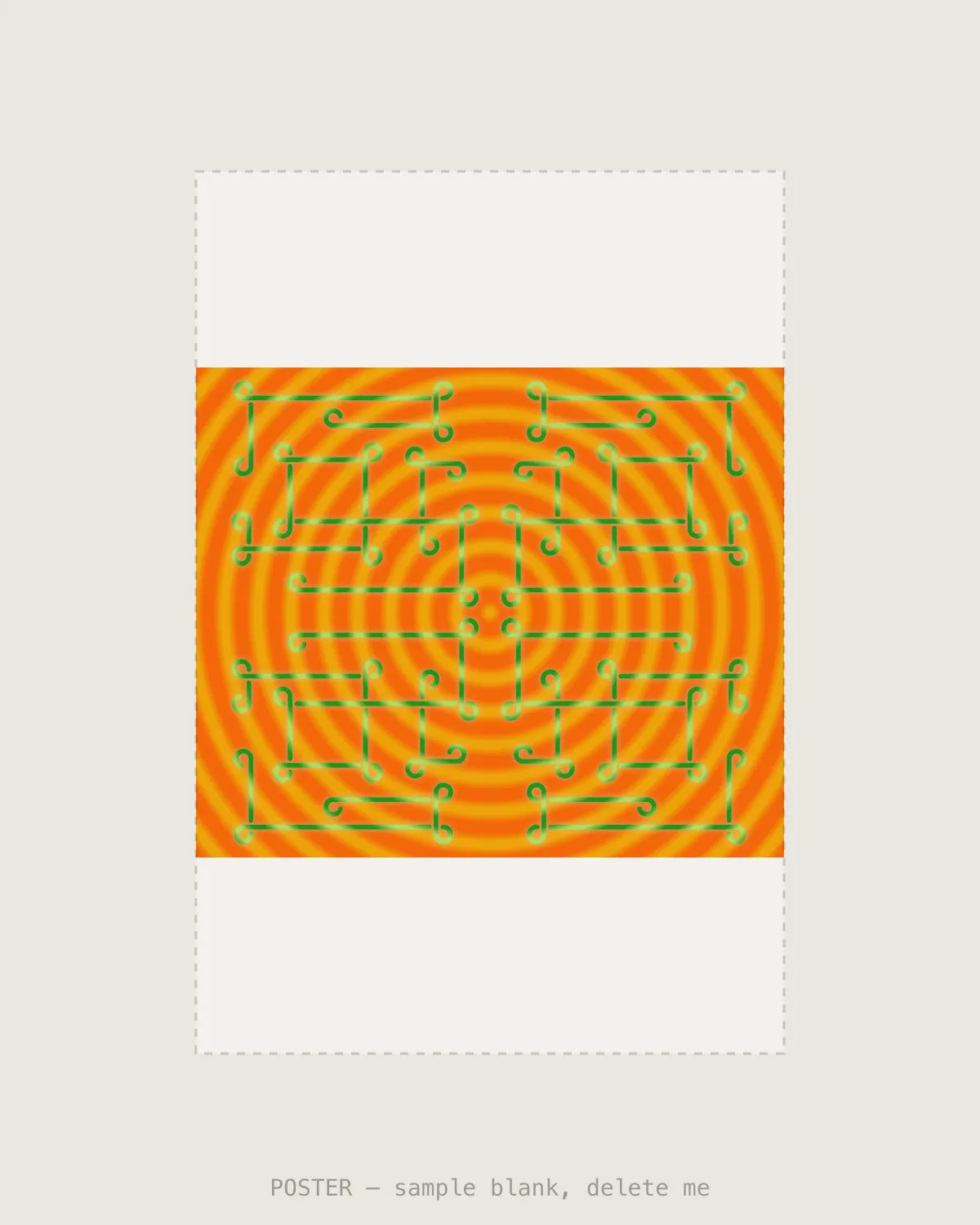 Ribbon Time I — Giclée print, A2 (420×594mm)