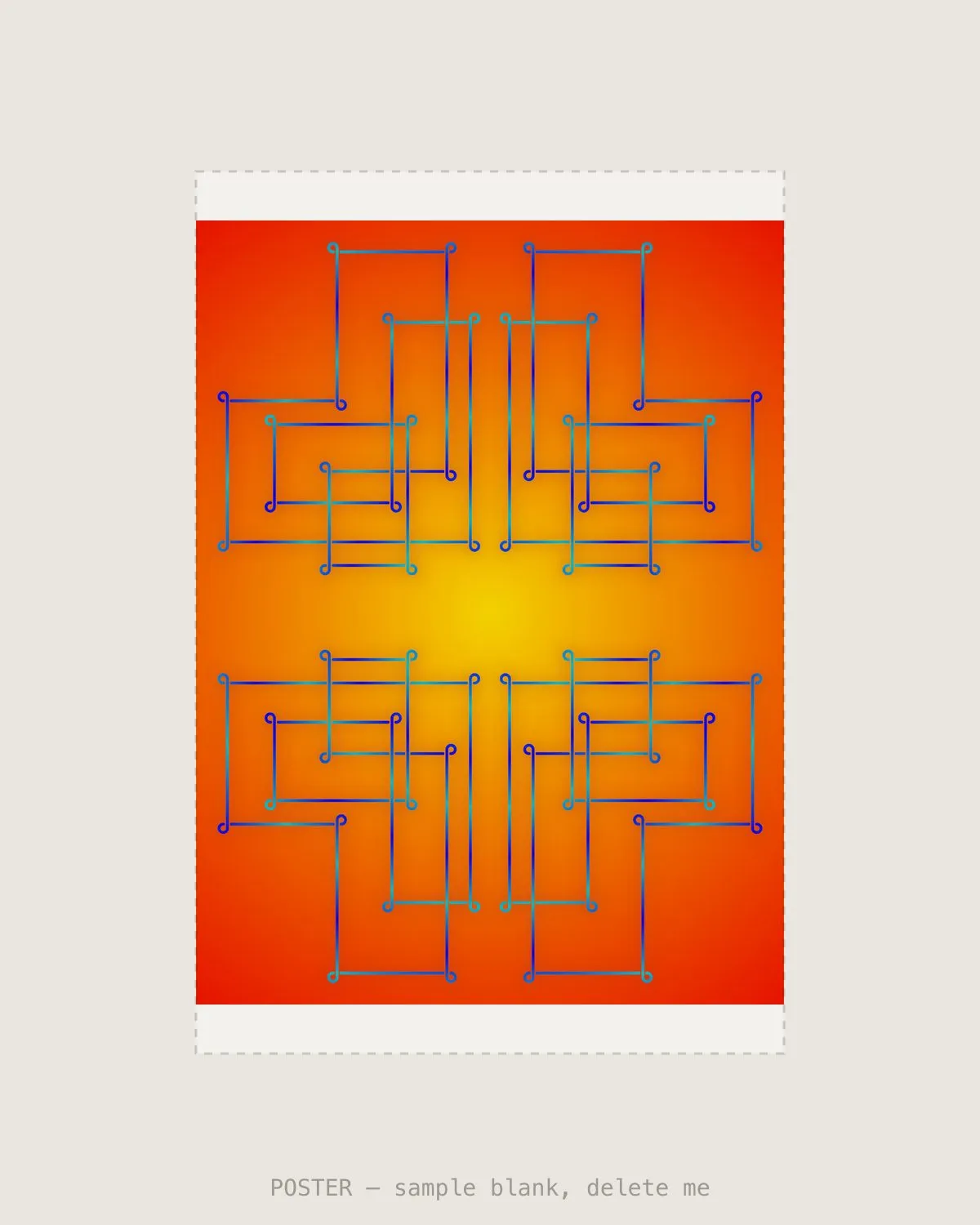 Sungrid Ripple I — Giclée print, A2 (420×594mm)