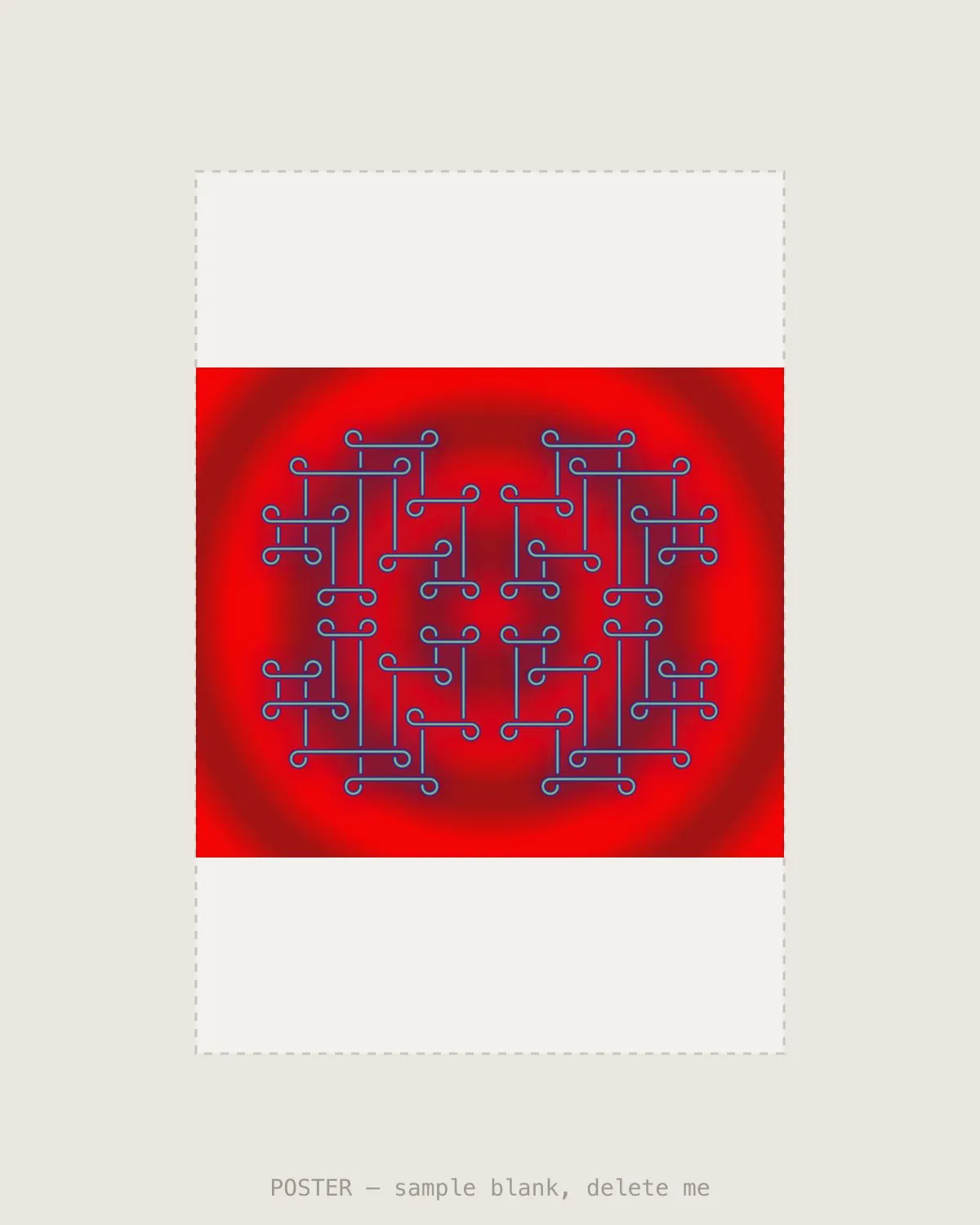 Ribbon Time IV — Giclée print, A2 (420×594mm)