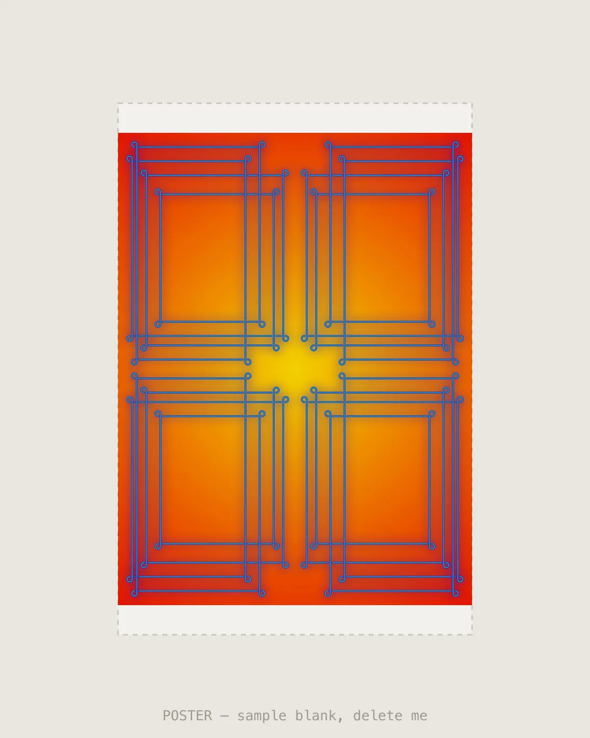 Sungrid Beam I — Giclée print, A2 (420×594mm)