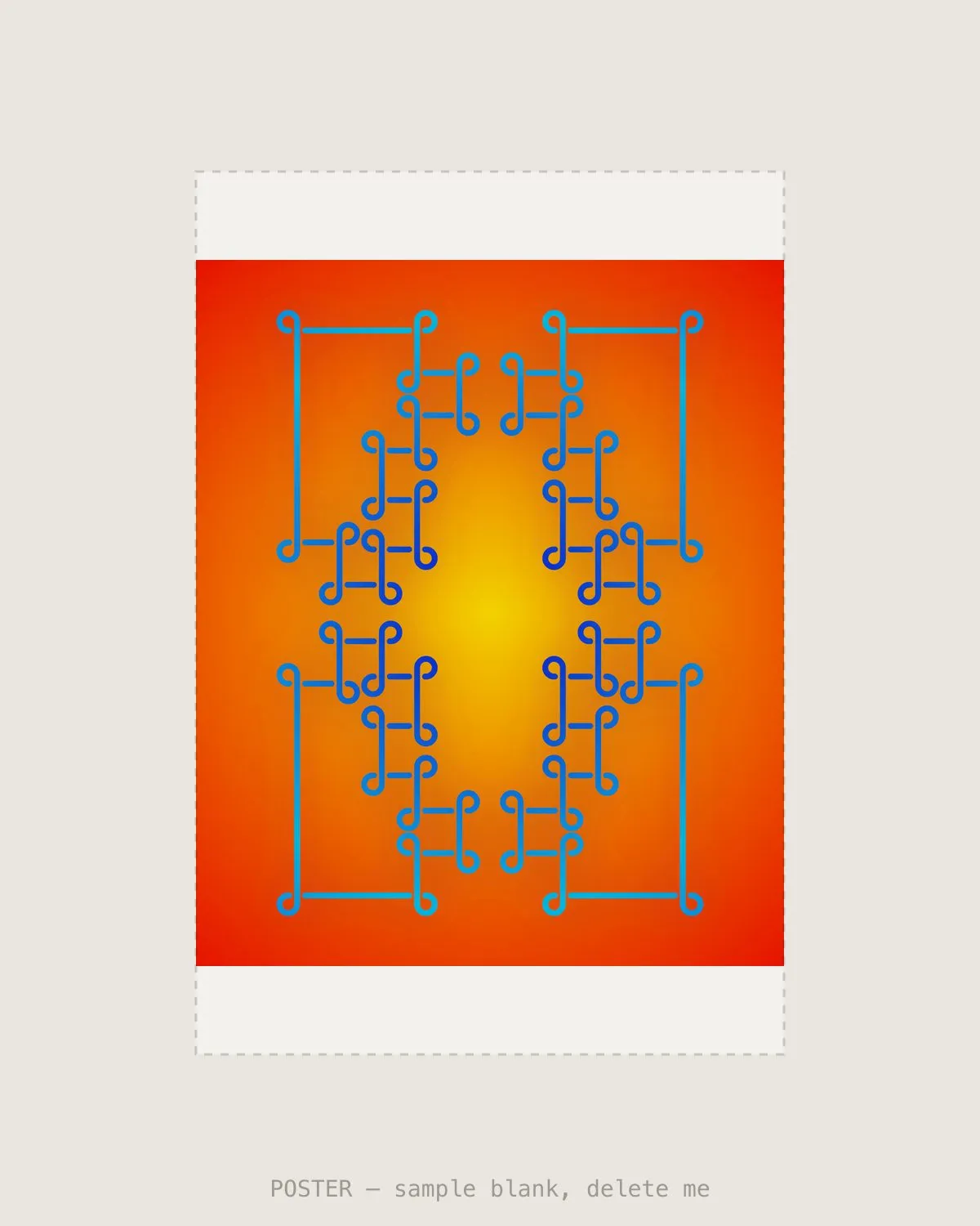 Sungrid Blue I — Giclée print, A2 (420×594mm)