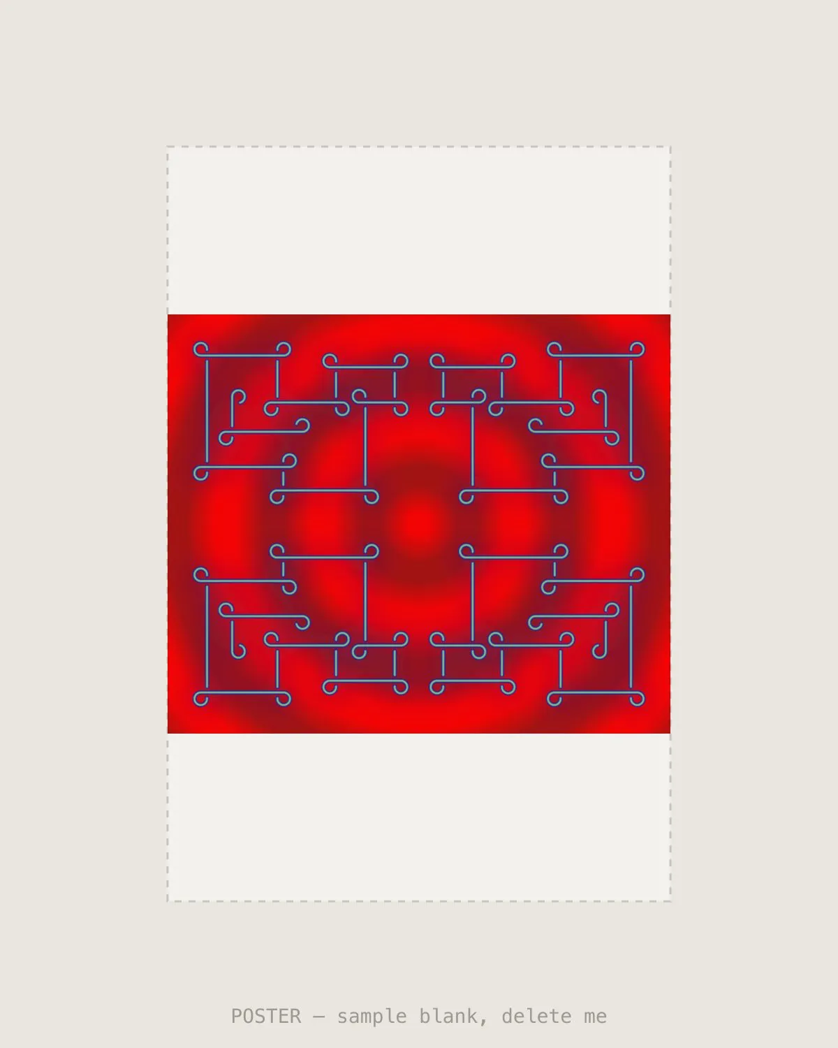 Ribbon Time V — Giclée print, A2 (420×594mm)