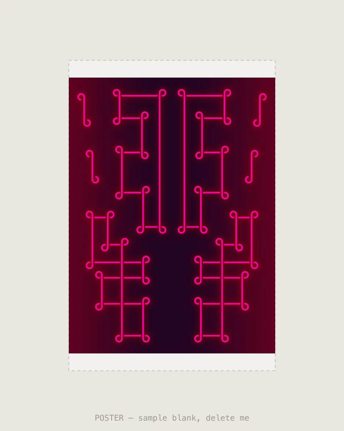 Pink Panthers VII — Giclée print, A2 (420×594mm)