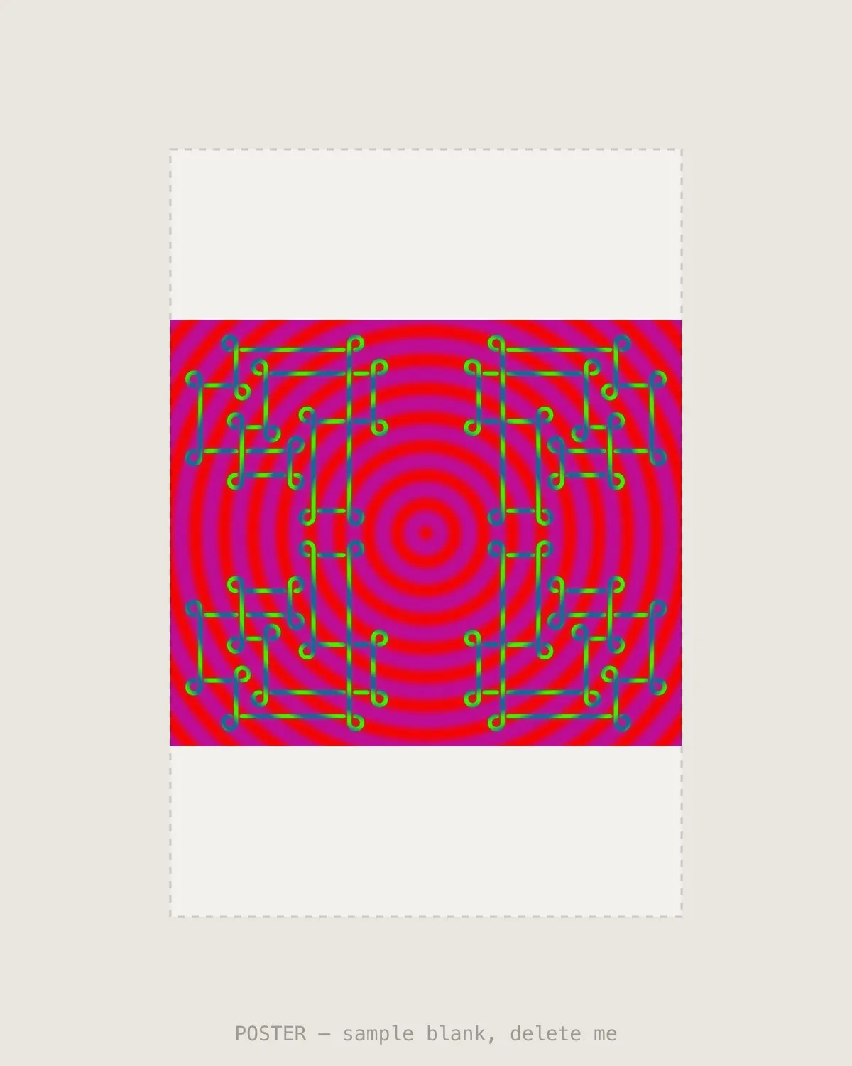 Ribbon Time III — Giclée print, A2 (420×594mm)